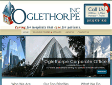 Tablet Screenshot of oglethorpeinc.com